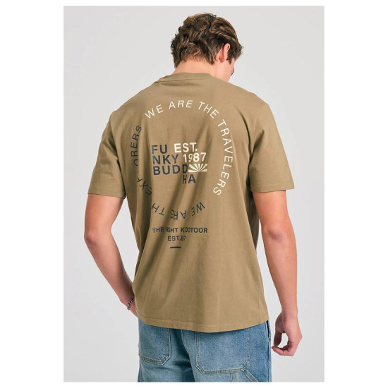 Funky Buddha Ανδρική κοντομάνικη μπλούζα